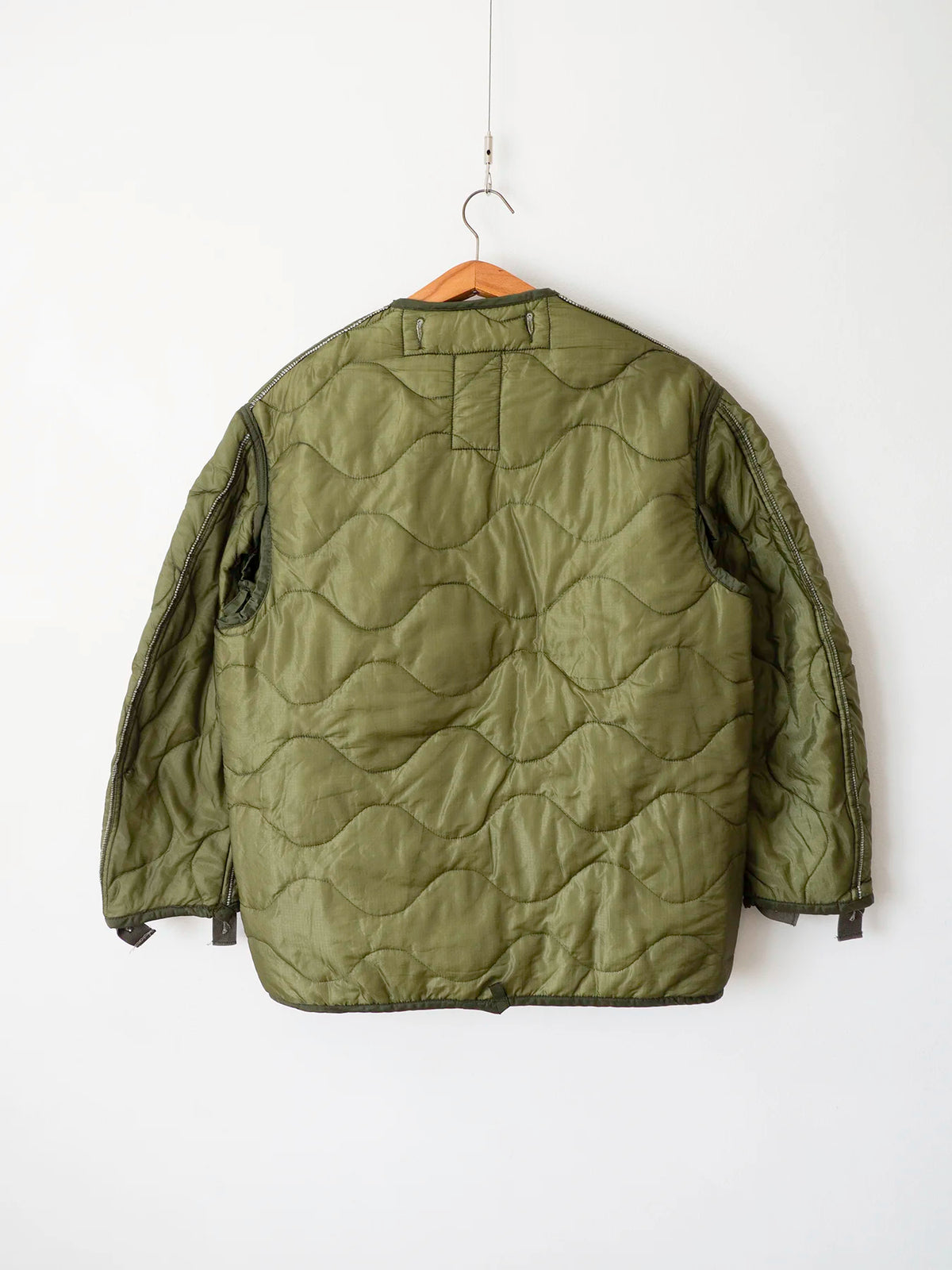 Liner M65 US Army, vista posteriore con dettaglio trapuntatura