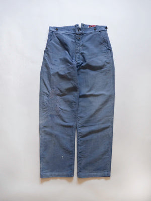 50s 60s Livrador Moleskin Trousers - W32 L30
