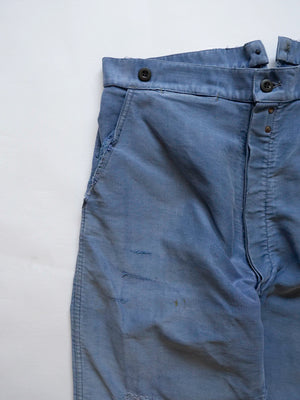 50s 60s Livrador Moleskin Trousers - W32 L30