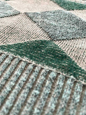 Pull vert années 90 - M