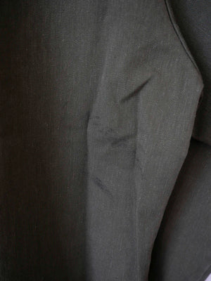 Close-up of the durable press fabric texture on the vintage OG-507 shirt.