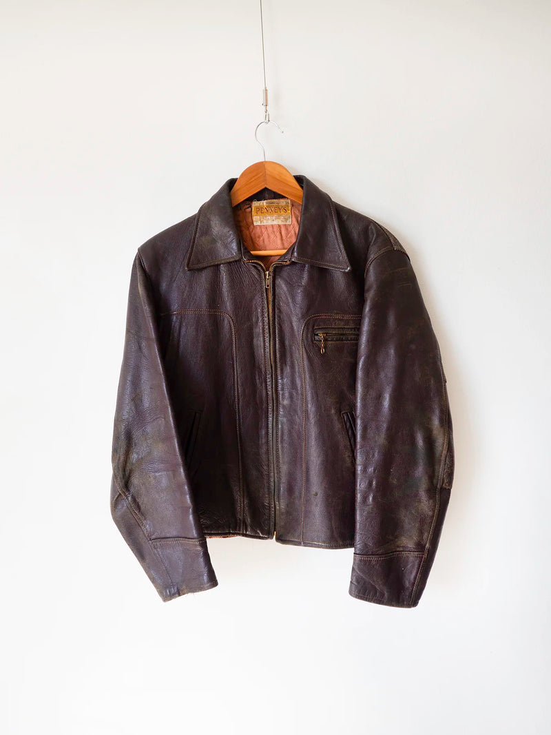 1950s Penney's Horsehide Jacket - S/M