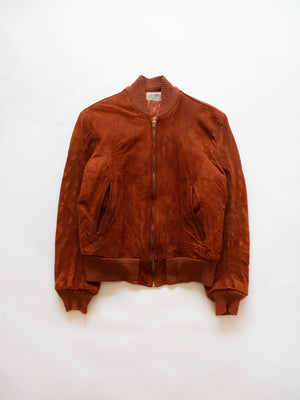 Blouson en suède Dupont Quilon années 50 - Taille S