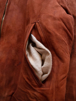 Blouson en suède Dupont Quilon années 50 - Taille S