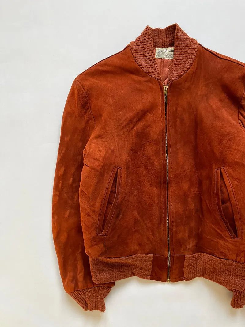 Dupont Quilon 50s Suede Jacket - S