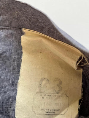 50s French Navy Ramie Sailor Pant - W33 L32