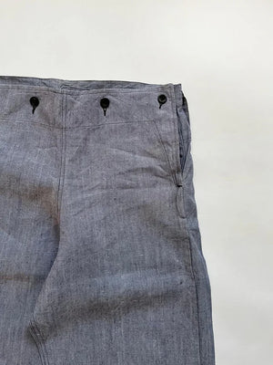 50s French Navy Ramie Sailor Pant - W32 L32
