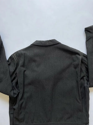 50s Vintage Work Jacket Salt & Pepper Grey - M/L