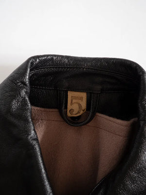 80s Italian Goatskin Tank Jacket - S