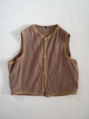 80s Italian Goatskin Tank Jacket - S