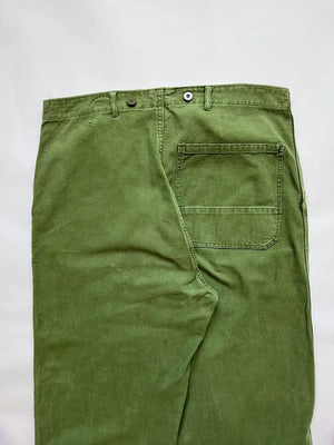 Work pants 1960s Swedish Army 34X34