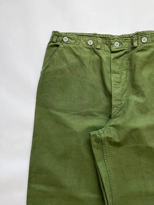 Work pants 1940s Swedish Army 36X34