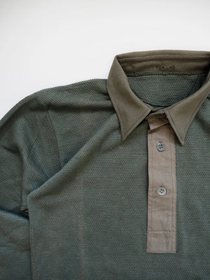 1940s Swedish Army Shirt Polo