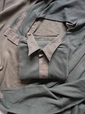 1940s Swedish Army Shirt Polo