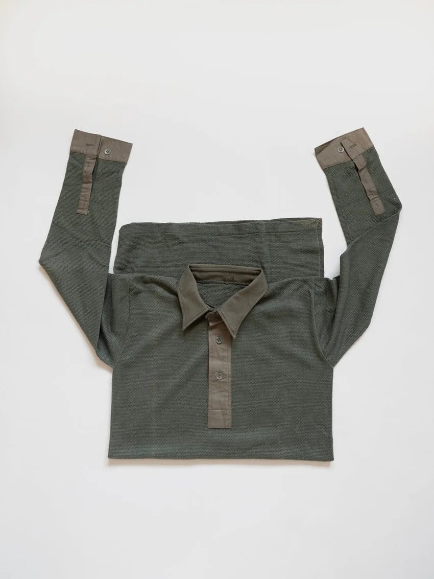 1940s Swedish Army Shirt Polo
