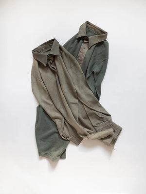1940s Swedish Army Shirt Polo