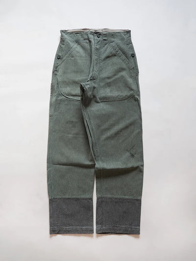 Pantalon de travail en denim de l'armée suisse des années 60-70 - W31 L34