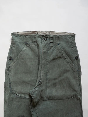 60 - 70s Swiss Army Denim Work Pants - W31 L34