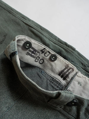 60 - 70s Swiss Army Denim Work Pants - W31 L34