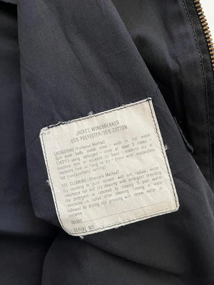 80s US Navy Light Jacket Black - L
