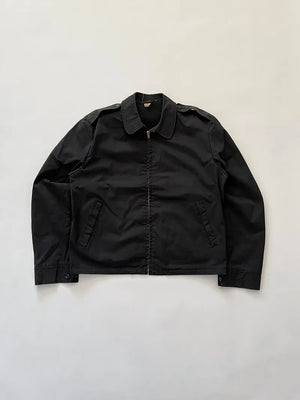 60s 70s US Navy Light Jacket Black - M