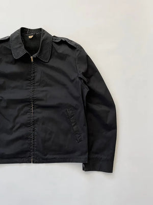 60s 70s US Navy Light Jacket Black - M