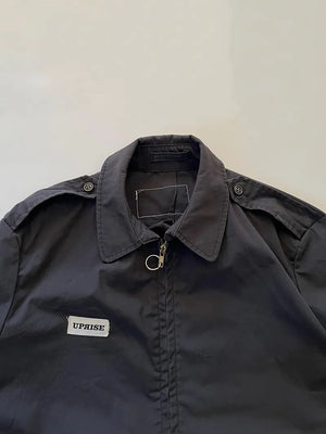 80s US Navy Light Jacket Black - L/XL