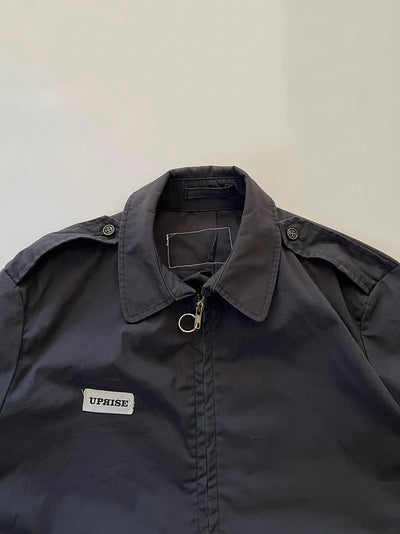 80s US Navy Light Jacket Black - L/XL