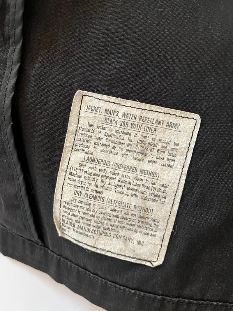 80s US Navy Light Jacket Black - L/XL