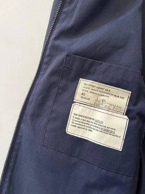 60s 70s USAF Light Jacket Blue - M/L