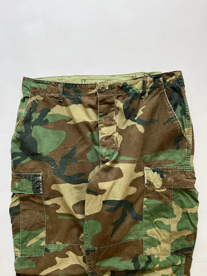 80s Woodland Cotton US Army Pants - M Short