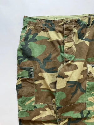 80s Woodland Cotton US Army Pants - M Short