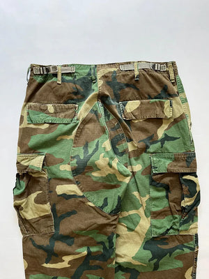 80s Woodland Cotton US Army Pants - M Short